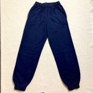 Brandy Melville Rosa Navy Blue Sweatpants S M